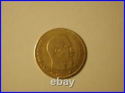 1860-A France 10 Francs Gold Extra Fine KM 781.1