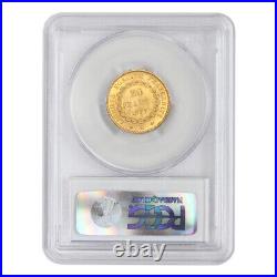 1877-A 20 FR Angel PCGS MS64 French Gold 20 Francs Gem graded Paris France coin