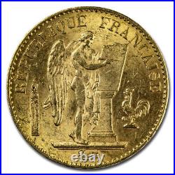 1886-A France Gold 20 Francs Angel BU SKU#212994