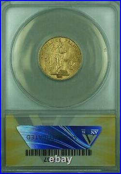 1896-A France 20 Francs Gold Angel Coin ANACS EF-45