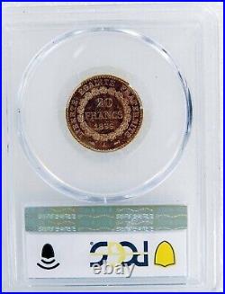 1896 A France Gold COIN 20Fr GAD 1063 F 533 FAISCEAU Lucky Angel PCGS MS63 PARIS