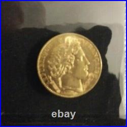 1899 France Gold 10 Francs Ceres