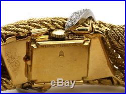18K Tiffany & Co. France Diamond Watch CIRCA 1960'S Retail Vakue $25,000