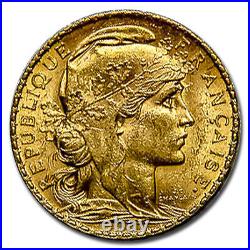 1901 France Gold 20 Francs Rooster BU SKU#213569