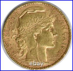 1904 A France 20 Franc KM847 AU Uncertified #820