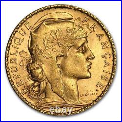 1904 France Gold 20 Francs Rooster BU SKU#188470