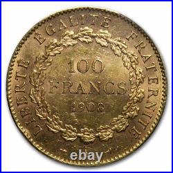 1908-A France Gold 100 Francs MS-63 PCGS SKU#225396