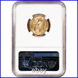 1914 France Gold 20 Francs NGC MS66