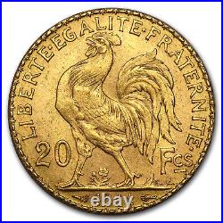 1914 France Gold 20 Francs Rooster BU SKU#182426