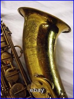 1951 Selmer Paris Super Balanced Action Sba Professional Tenor Saxophone 47xxx