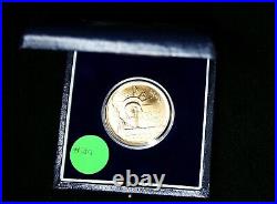 1986 France 100 Francs Statue of Liberty Gold Coin AGW. 5 oz RARE MS 1/13,000