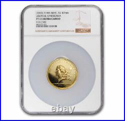 2000 (1776) France Gold Libertas Americana Medal PF-65 UCAM NGC SKU#270860