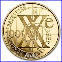 2000 France Gold 100 Francs Biology and Medicine Proof SKU#261668