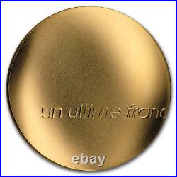 2001 France Gold 1 Last Franc BU SKU#65379