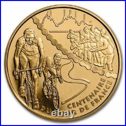 2003 France Proof Gold 20 Tour de France Cyclist (No Box/COA) SKU#254373