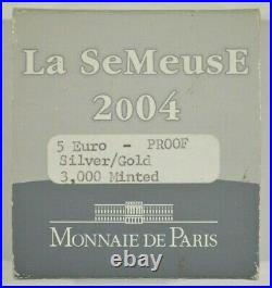 2004 France Gold and Silver Bimetallic 5 Euros La Semeuse The Sower Marianne