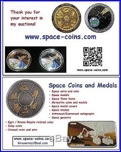2016 Chad, Martian Meteorite, 3000 Francs, Gold! Mars Meteorite, Goldcoin