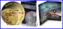 2016 Chad, Moon Meteorite, 3000 Francs, Gold! Lunar Meteorite, Goldcoin