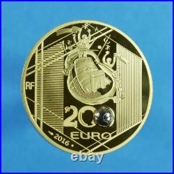2016 France uefa 200 euro gold coin EXTREMELY RARE