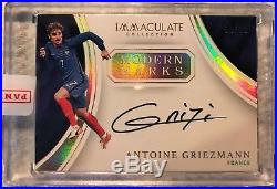 2017 Panini Immaculate Antoine Griezmann France Modern Marks Autograph Gold 1/10
