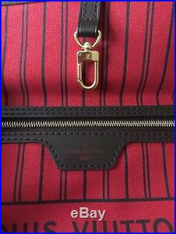 2019 Authentic Louis Vuitton Neverfull GM Damier Ebene Shoulder Bag