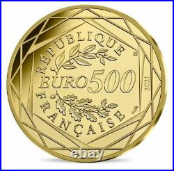 2021 France 500Euro Harry Potter gold coin original packaging