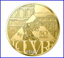 2021 France 50 Euro Gold Napoleon Bonaparte Coronation Louvre Museum Coin