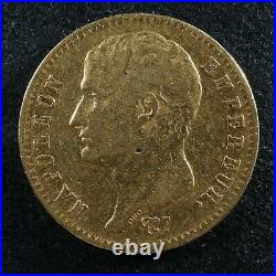 20 francs 1807A Paris France KM#687.1 gold Napoleon Bonaparte I