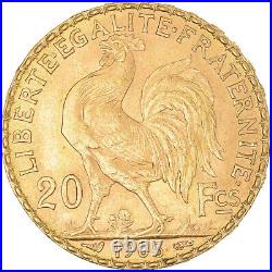 #221855 Coin, France, Marianne, 20 Francs, 1905, Paris, Coq, AU, Gold