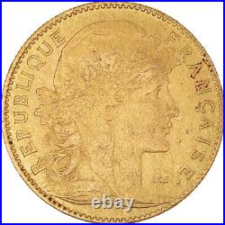 #222011 Coin, France, Marianne, 10 Francs, 1905, Paris, AU, Gold, KM84