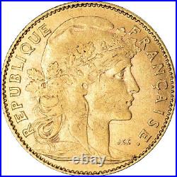 #222294 Coin, France, Marianne, 10 Francs, 1899, Paris, Coq, EF, Gold