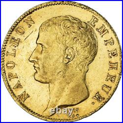 #224255 Coin, France, Napoleon I, 40 Francs, AN 13, Paris, AU, Gold, KM664.1