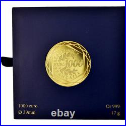 #688624 France, 1000 Euro, 2013, Hercule, Gold, GadouryEU592