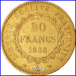 #844702 Coin, France, Génie, 20 Francs, 1848, Paris, EF, Gold, KM757