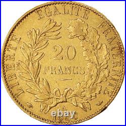 #844705 Coin, France, Cérès, 20 Francs, 1850, Paris, EF, Gold, KM762