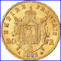 #844736 Coin, France, Napoleon III, 20 Francs, 1865, Paris, AU, Gold, K