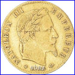 #845725 Coin, France, Napoleon III, 5 Francs, 1863, Strasbourg, VF, Gol