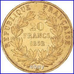 #847128 Coin, France, Napoleon III, 20 Francs, 1852, Paris, AU, Gold, K