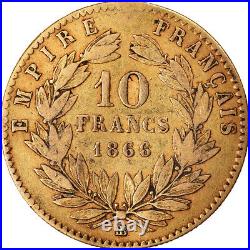 #854954 Coin, France, Napoleon III, Napoléon III, 10 Francs, 1866, Strasbourg
