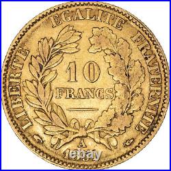 #869172 Coin, France, Cérès, 10 Francs, 1851, Paris, EF, Gold, KM770