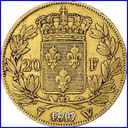 #869750 France, Louis XVIII, 20 Francs, 1817, Lille, Gold, EF, Gadoury1028, L