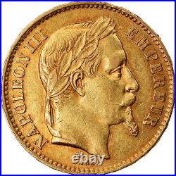 #874321 Coin, France, Napoleon III, 20 Francs, 1868, Paris, AU, Gold, K