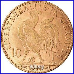 #874550 Coin, France, Marianne, 10 Francs, 1910, Paris, AU(50-53), Gold
