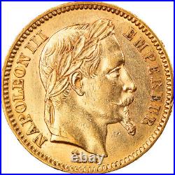 #884585 Coin, France, Napoleon III, 20 Francs, 1861, Paris, AU, Gold, K