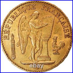 #890957 Coin, France, Génie, 20 Francs, 1877, Paris, AU, Gold, KM825
