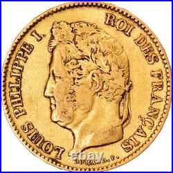 #894024 Coin, France, Louis-Philippe, 40 Francs, 1834, Paris, VF, Gold