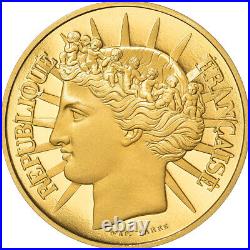 #899083 Coin, France, Fraternité, 100 Francs, 1988, Proof, MS, Gold, KM