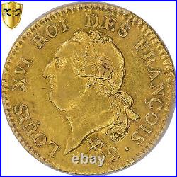 #899090 Coin, France, Louis XVI, 24 Livres, 1792, Paris, PCGS, AU55, AU(55-58)