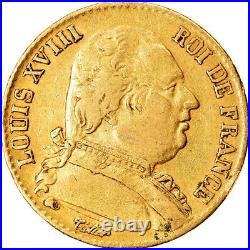 #903837 Coin, France, Louis XVIII, 20 Francs, 1814, Paris, EF, Gold