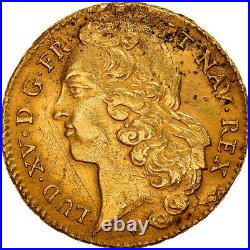#908351 Coin, France, Louis XV, Double louis d'or au bandeau, 2 Louis D'or, 17